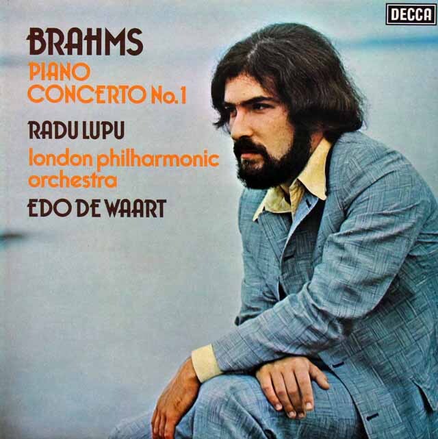 【オリジナル盤】　ルプーのブラームス/ピアノ協奏曲第1番　英DECCA　3411　LP レコード