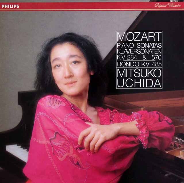 内田のモーツァルト/ピアノソナタ第6、16番ほか　蘭PHILIPS　3415　LP レコード