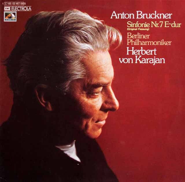 カラヤンのブルックナー/交響曲第7番 独EMI 3897 LP レコード