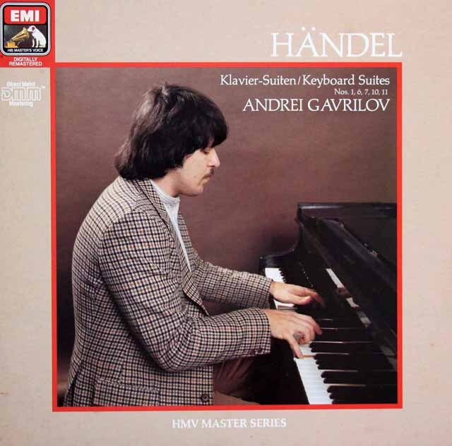 ガヴリーロフのヘンデル/クラヴィーア組曲 第1、6、7、10、11番　独EMI　3897　LP レコード