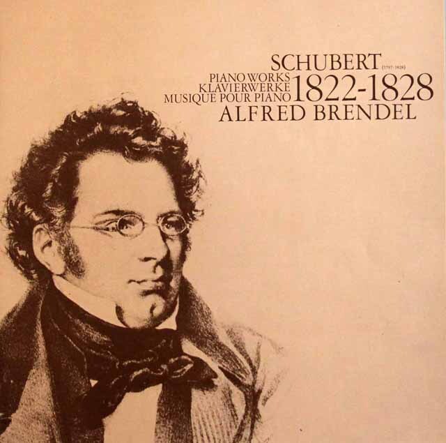 ブレンデルのシューベルト/ピアノ作品集 1822-1828 蘭PHILIPS 3417 LP レコード