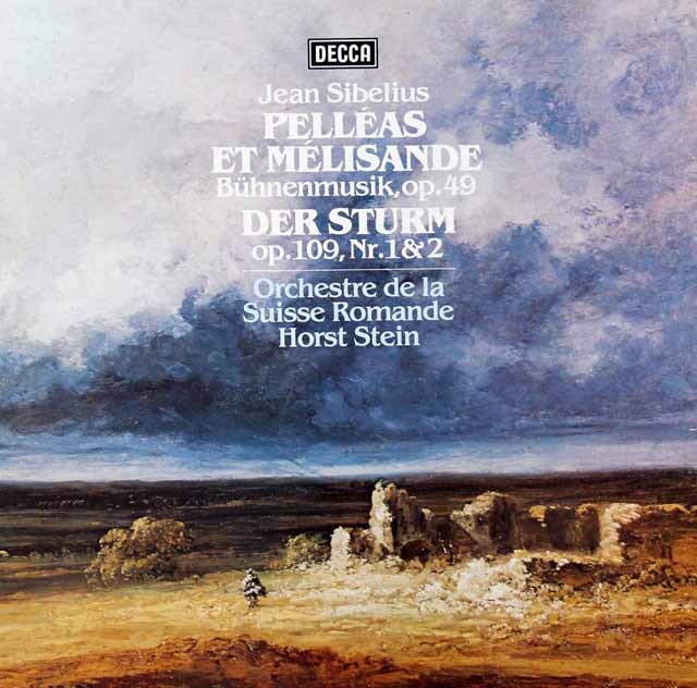 シュタインのシベリウス/「ペレアスとメリザンド」、「テンペスト」　独DECCA　3896　LP レコード