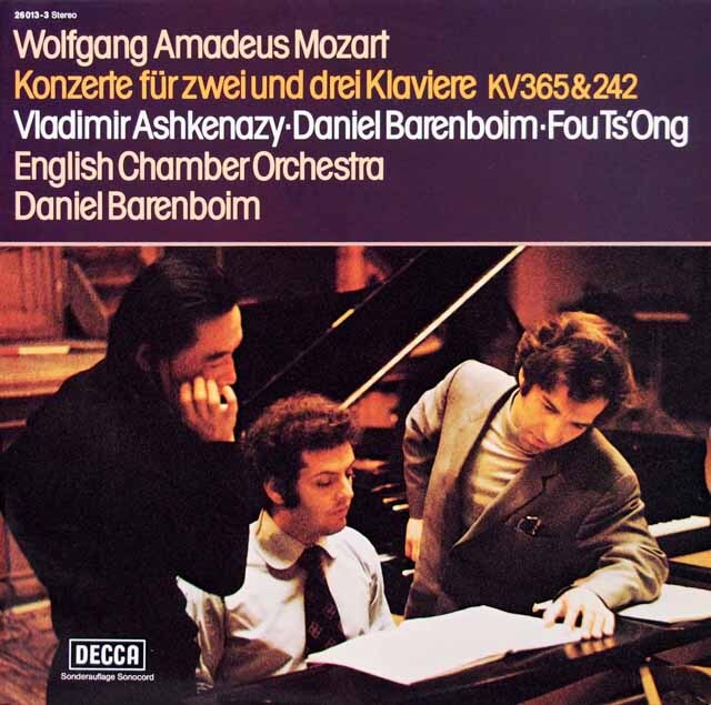 LP レコード バレンボイム、アシュケナージらのモーツァルト/2台のピアノのための協奏曲ほか 独DECCA 3419