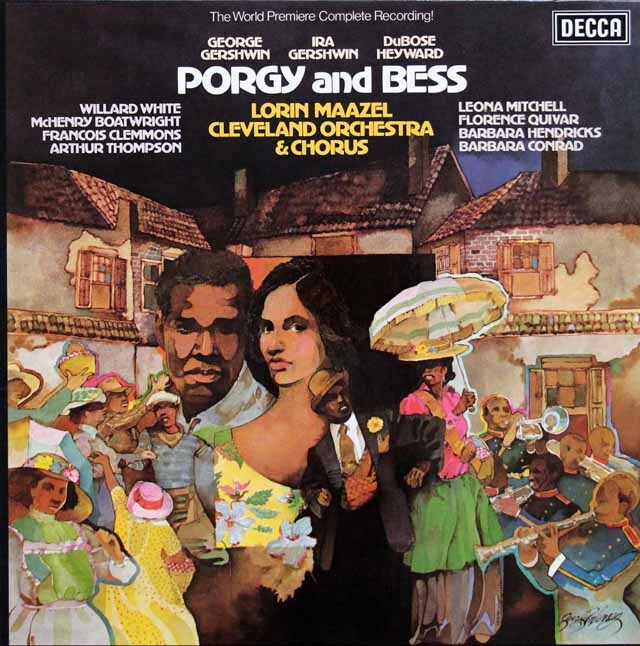 【オリジナル盤】　マゼールのガーシュウィン/「ポーギーとベス」　英DECCA　3812　LP レコード