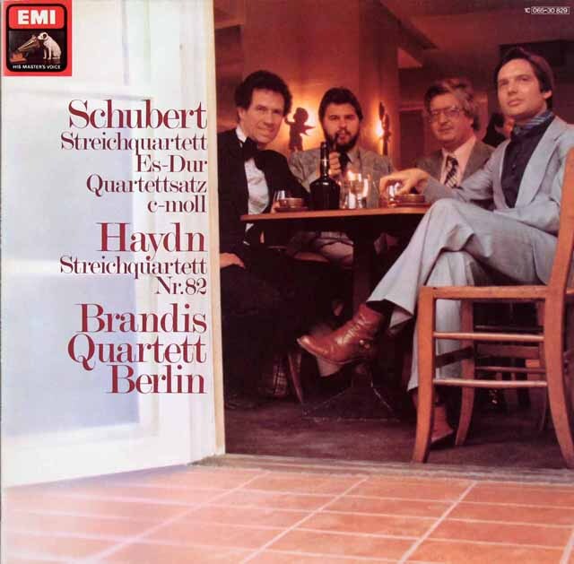 ブランディス四重奏団のシューベルト&ハイドン/弦楽四重奏曲集　独EMI　3424　LP レコード
