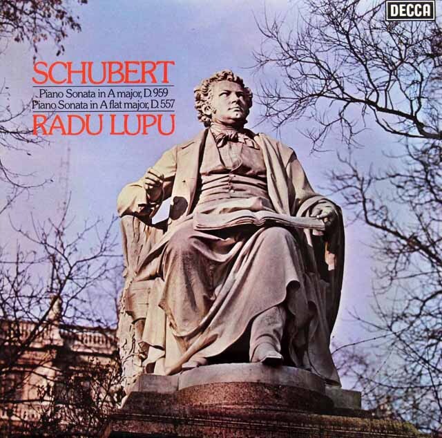 【オリジナル盤】　ルプーのシューベルト/ピアノソナタ第20番ほか　英DECCA　3425　LP レコード