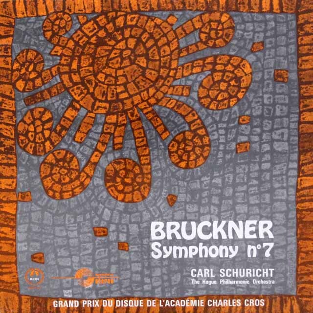 シューリヒトのブルックナー/交響曲第7番　英Concert Hall　3425　LP レコード