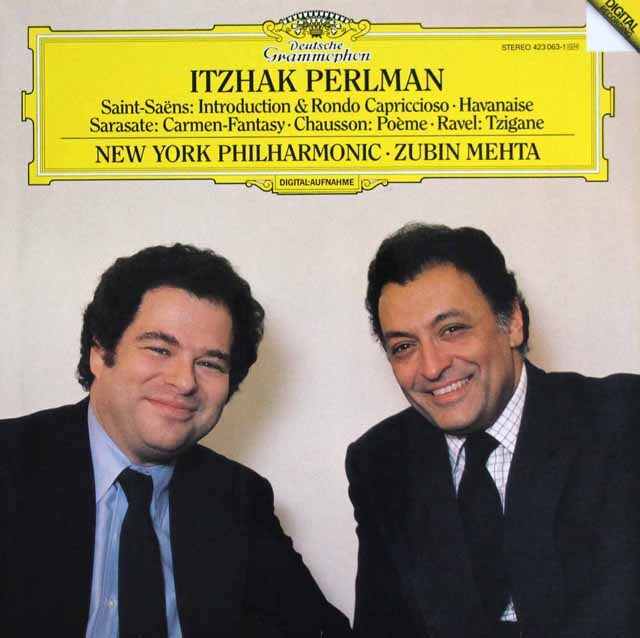 パールマン&メータのサンサーンス/序奏とロンド・カプリチオーソほか　独DGG　3426　LP レコード