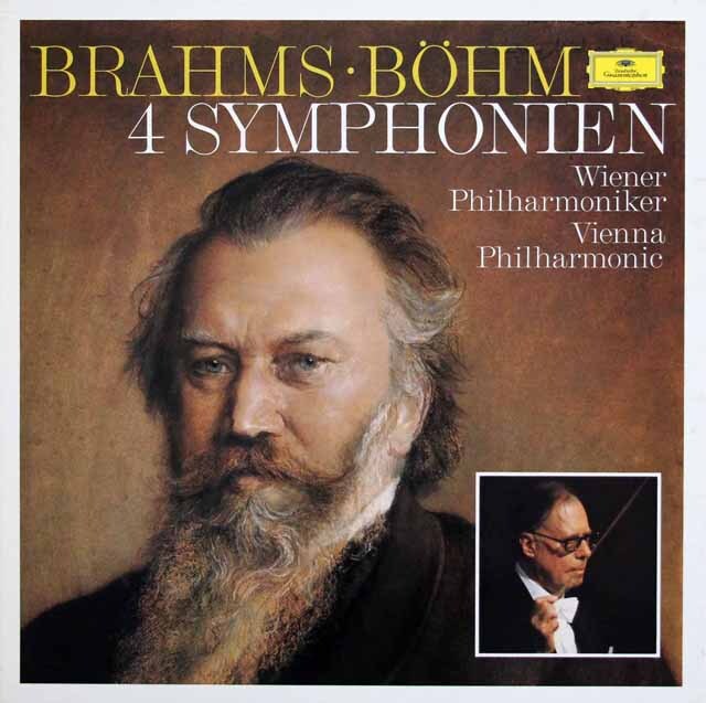 LP レコード ベームのブラームス/交響曲全集 独DGG 3426