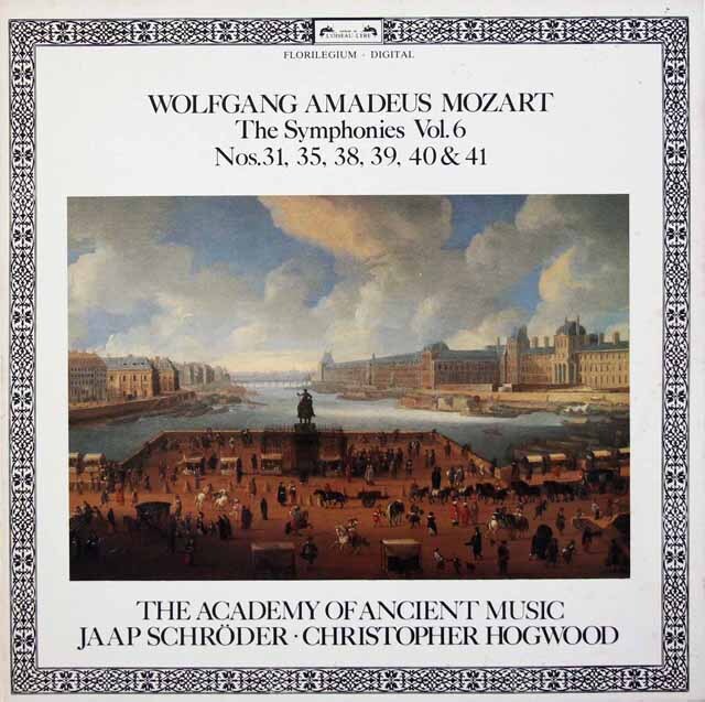エンシェント室内管弦楽団のモーツァルト/交響曲全集第6巻　★長岡鉄男の外盤A級セレクション第1巻31掲載盤　蘭L'OISEAU-LYRE　3428　LP レコード