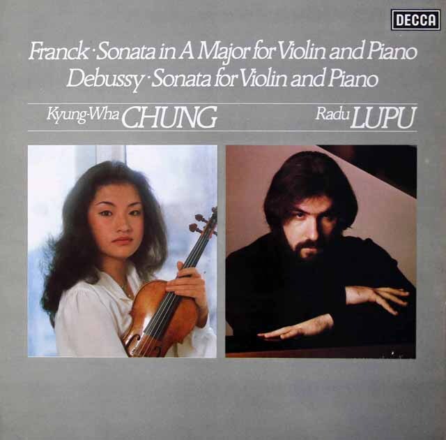 【オリジナル盤】　チョン、ルプーのフランク/ヴァイオリンソナタイ長調ほか　蘭DECCA　3429　LP レコード