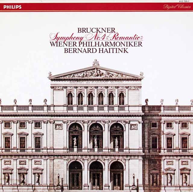 ハイティンクのブルックナー/交響曲第4番「ロマンティック」　蘭PHILIPS　3432　LP レコード