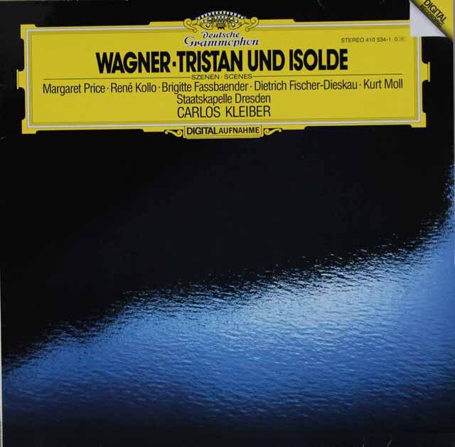 クライバーのワーグナー/「トリスタンとイゾルデ」抜粋　独DGG　3432　LP レコード