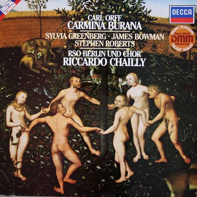 シャイーのオルフ/「カルミナ・ブラーナ」　独DECCA　3432　LP レコード