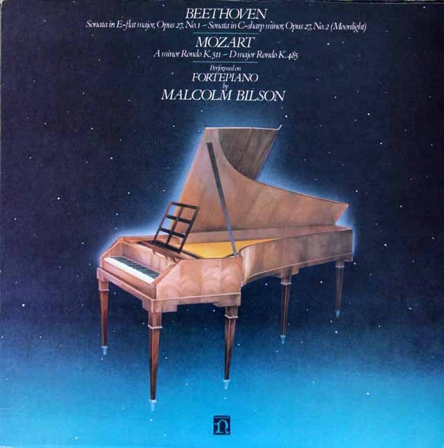 ビルソンのベートーヴェン/ピアノソナタ第13、14番「月光」ほか　★長岡鉄男の外盤A級セレクション第1巻35掲載盤　米NONESUCH　3433　LP レコード