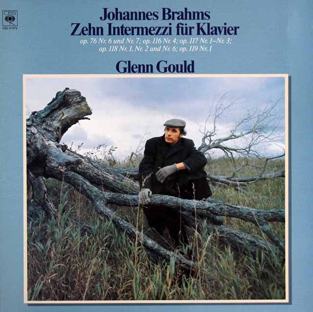 グールドのブラームス/間奏曲集　蘭CBS　3434　LP レコード