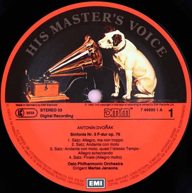 LP レコード　カラヤン　ベルリン・フィル・リムスキー SMG2025 LP レコード ヤンソンスのドヴォルザーク/交響曲第5番ほか 独EMI