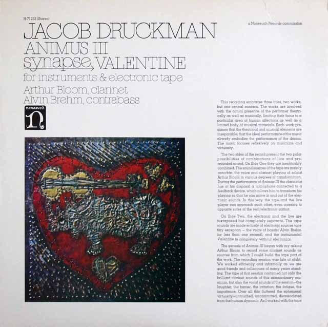 ドラックマン/アニマス3ほか　★長岡鉄男の外盤A級セレクション第1巻73掲載盤　米nonesuch   3435　LP レコード