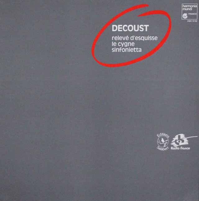レイベル、アンサンブル・リティネレールらのデクースト（ドゥクスト）/スケッチ、白鳥、シンフォニエッタ　★長岡鉄男の外盤A級セレクション第3巻237掲載盤　仏HM　3435　LP レコード