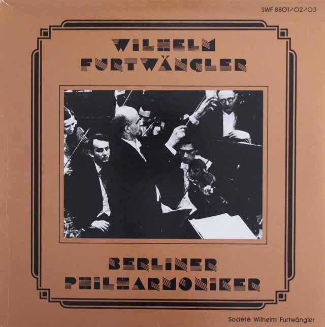 フルトヴェングラー、ベルリンフィル/名演集（大戦中の録音集）　仏WF協会　3436　LP レコード
