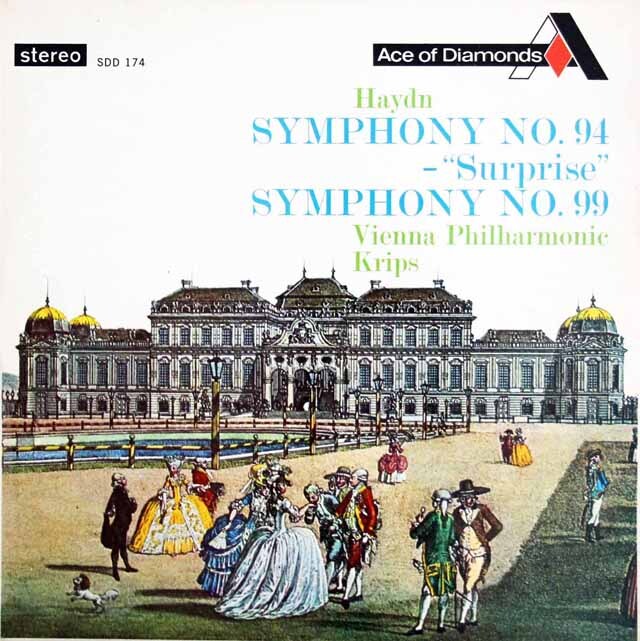 LP レコード クリップスのハイドン/交響曲第94番「驚愕」&第99番 英DECCA(Ace of Diamonds) 3436