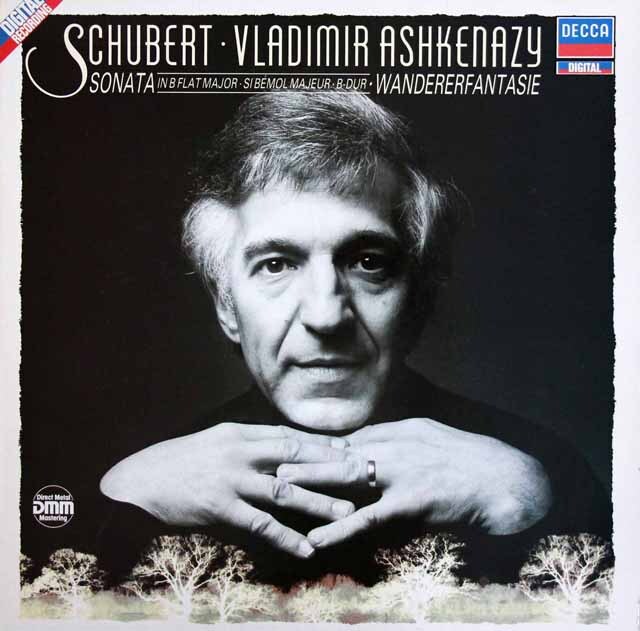 アシュケナージのシューベルト/「さすらい人」幻想曲ほか　独DECCA　3437　LP レコード