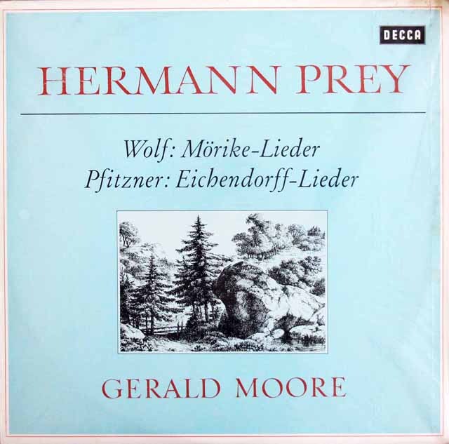 【未開封】　プライのヴォルフ/メーリケ歌曲集ほか　独DECCA　3437　LP レコード