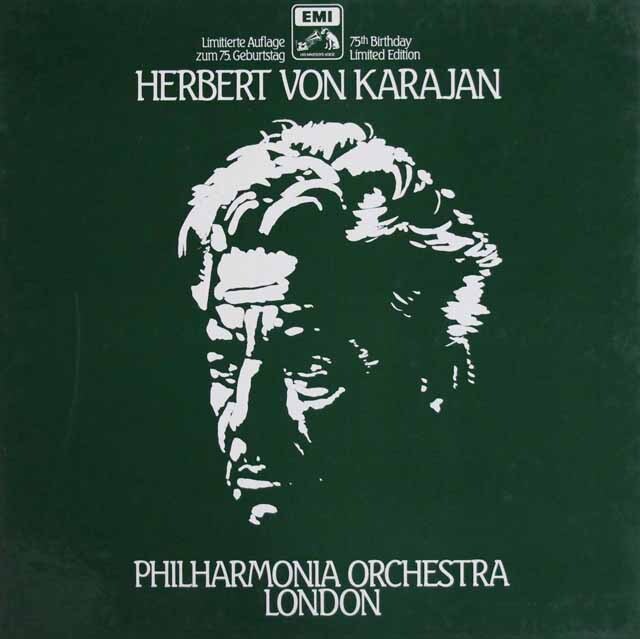 カラヤンとフィルハーモニア管弦楽団の芸術　独EMI　3437　LP レコード