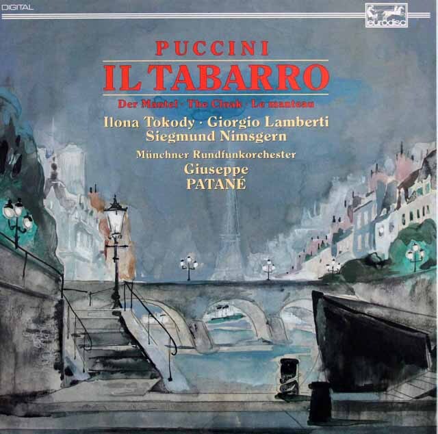 ニムスゲルン、パターネのプッチーニ/「外套」　独eurodisc　3437　LP レコード