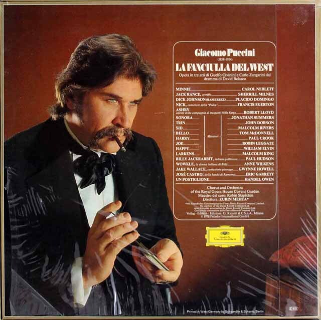 LP レコード 未開封 メータのプッチーニ/「西部の娘」 DGG 3437