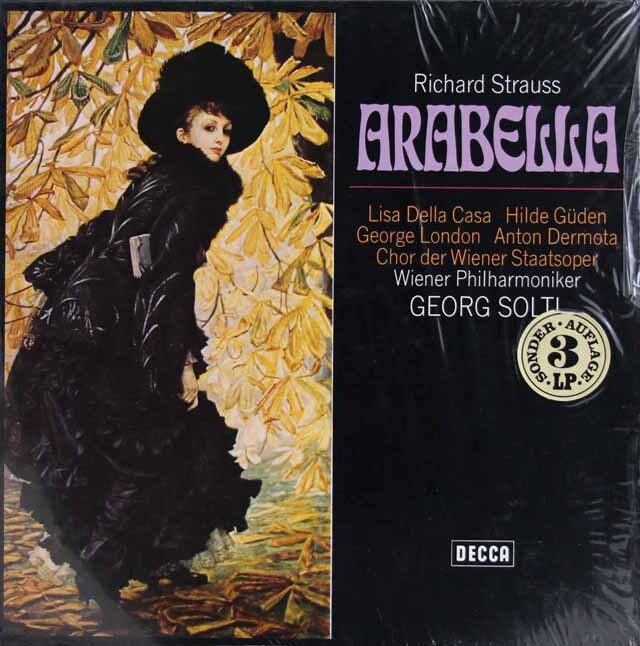 【未開封】　ショルティのR.シュトラウス/歌劇「アラベラ」全曲　独DECCA　3437　LP レコード