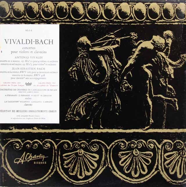 ゼッダらのヴィヴァルディ、バッハ/ヴァイオリンとチェンバロのための協奏曲集　仏Charlin Disques　3438　LP レコード