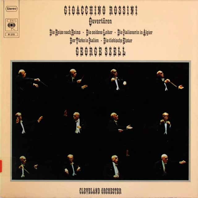 セルのロッシーニ/序曲集　独CBS　3438　LP レコード