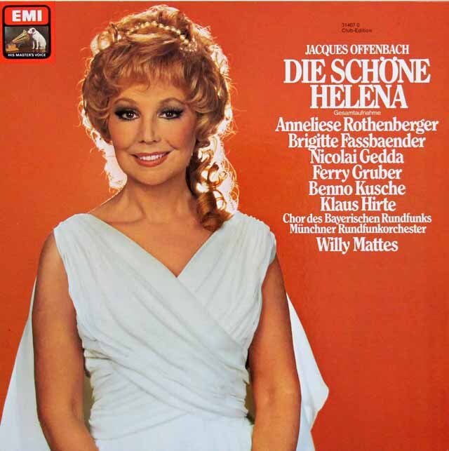 LP レコード ローテンベルガー、マッテスらのオッフェンバック/喜歌劇