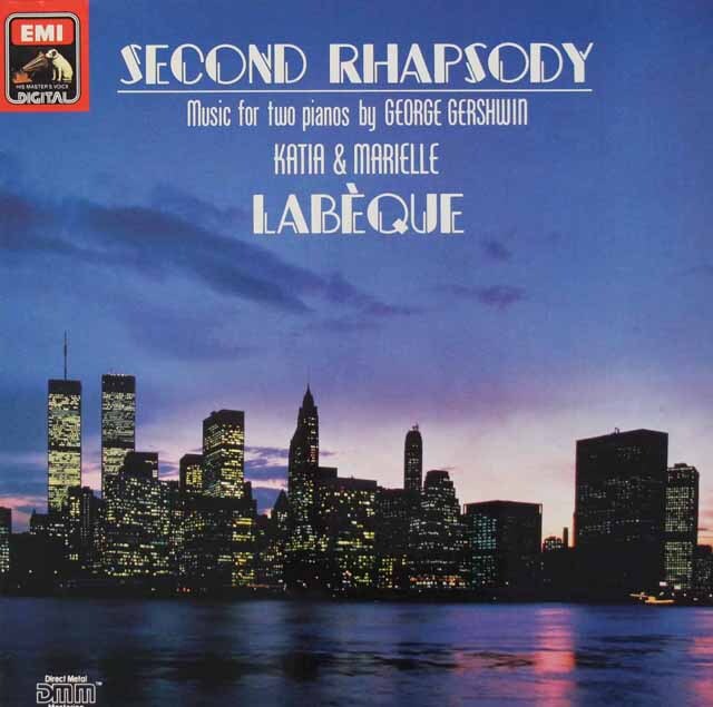ラベック姉妹のガーシュウィン/セカンド・ラプソディ ほか　英EMI　3440　LP レコード