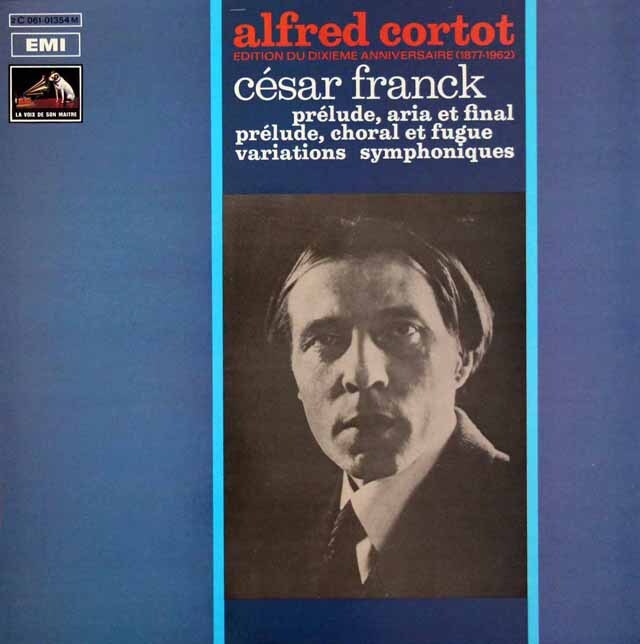 コルトーのフランク/「前奏曲、コラールとフーガ」ほか　仏EMI(VSM)　3440　LP レコード