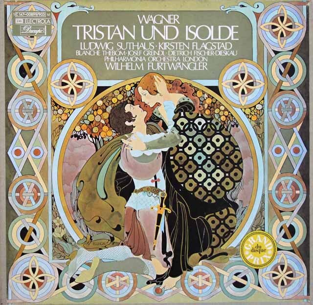 フルトヴェングラーのワーグナー/「トリスタンとイゾルデ」全曲　独EMI　3503　LP レコード