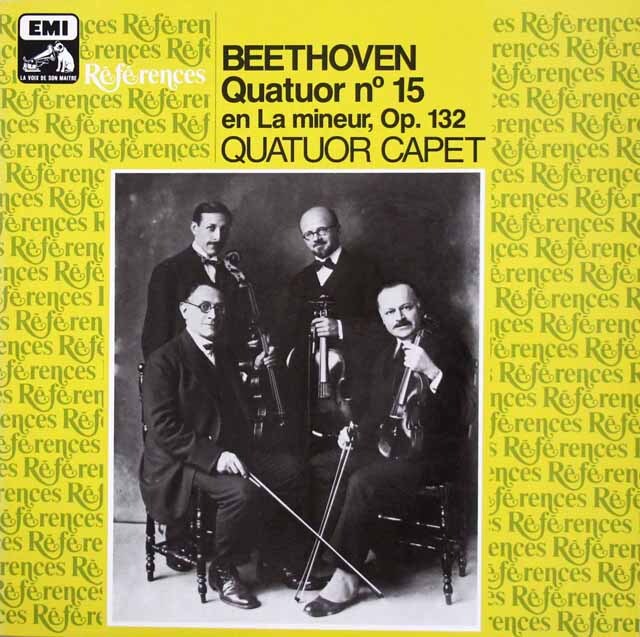 カペー四重奏団のベートーヴェン/弦楽四重奏曲第15番　仏EMI(VSM)　3504　LP レコード