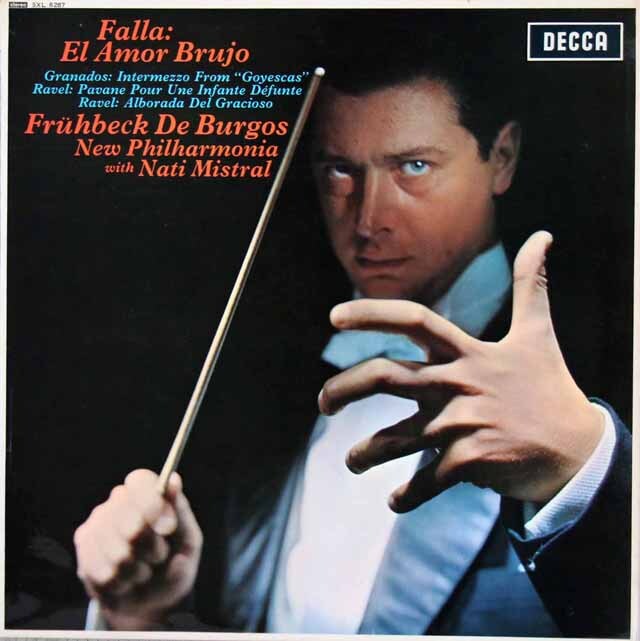 LP レコード デ・ブルゴスのファリャ/「恋は魔術師」ほか 英DECCA 3504