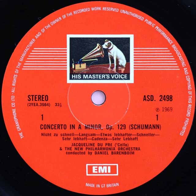 LP レコード オリジナル盤 デュ・プレ、バレンボイムの