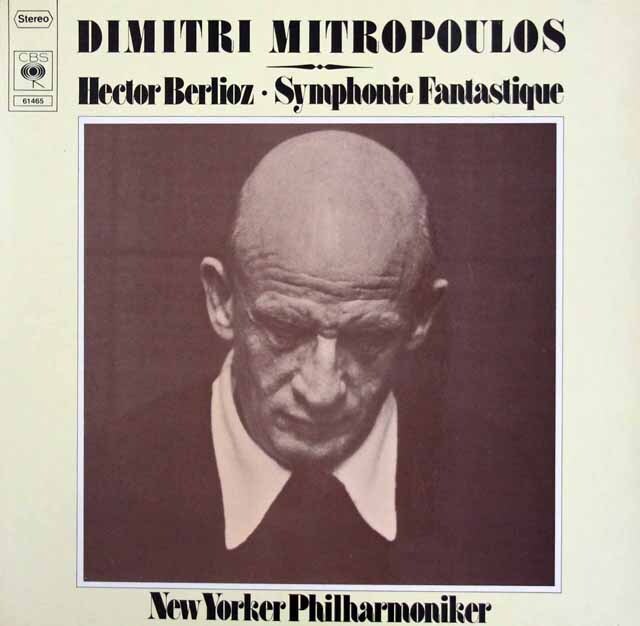 ミトロプーロスのベルリオーズ/幻想交響曲　独CBS　3506　LP レコード
