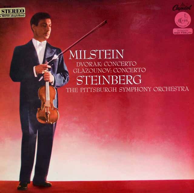 ミルシュタインのドヴォルザーク＆グラズノフ/ヴァイオリン協奏曲集　独CAPITOL　3506　LP レコード