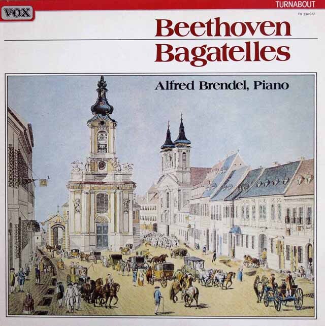 LP レコード ブレンデルのベートーヴェン/バガテル集 蘭VOX 3506