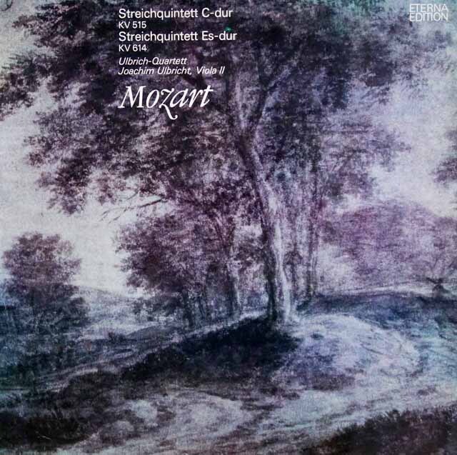 LP レコード ウルブリヒ四重奏団のモーツァルト/弦楽五重奏曲第2、4番 独ETERNA 3507