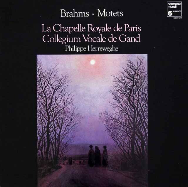 ヘレヴェッヘのブラームス/モテット集　仏HM　3508　LP レコード
