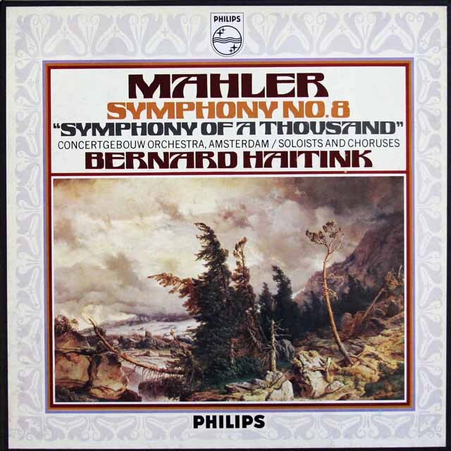ハイティンクのマーラー/交響曲第8番「千人の交響曲」　蘭PHILIPS　3508　LP レコード