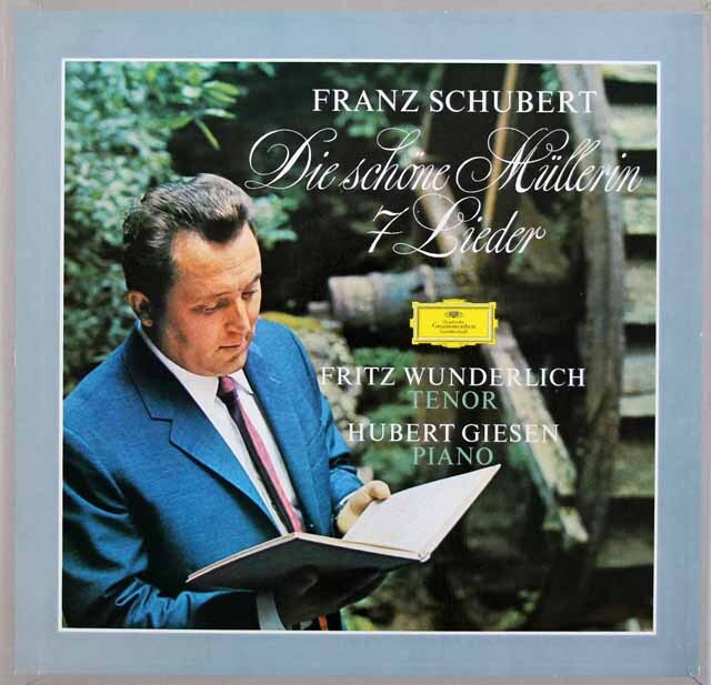 ヴンダーリヒのシューベルト/「水車小屋の娘」ほか　独DGG　3510　LP レコード