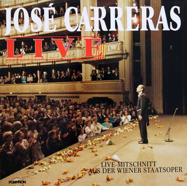 カレーラス/ウィーン国立歌劇場ライヴ　独POLYPHON　3510　LP レコード