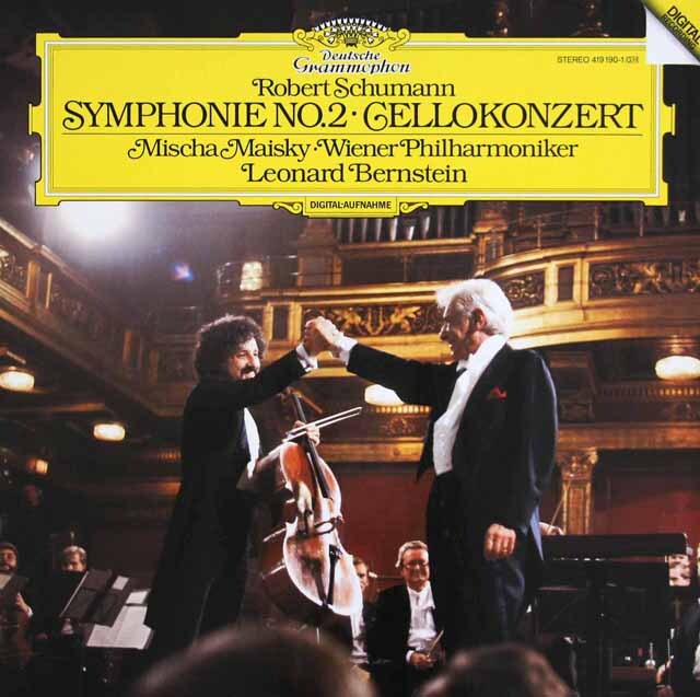 LP レコード マイスキー&バーンスタインのシューマン/チェロ協奏曲ほか