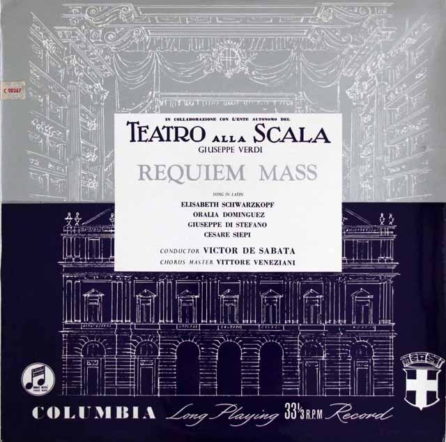 【オリジナル盤】　サバタのヴェルディ/レクイエム 　英Columbia　3513　LP レコード
